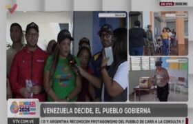 En Bolívar la jornada de consulta popular transcurre con éxito y total normalidad