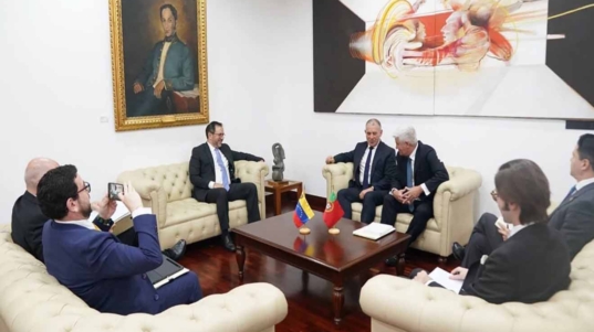 Canciller Yván Gil sostuvo reunión con el secretario de Estado de las Comunidades Portuguesas