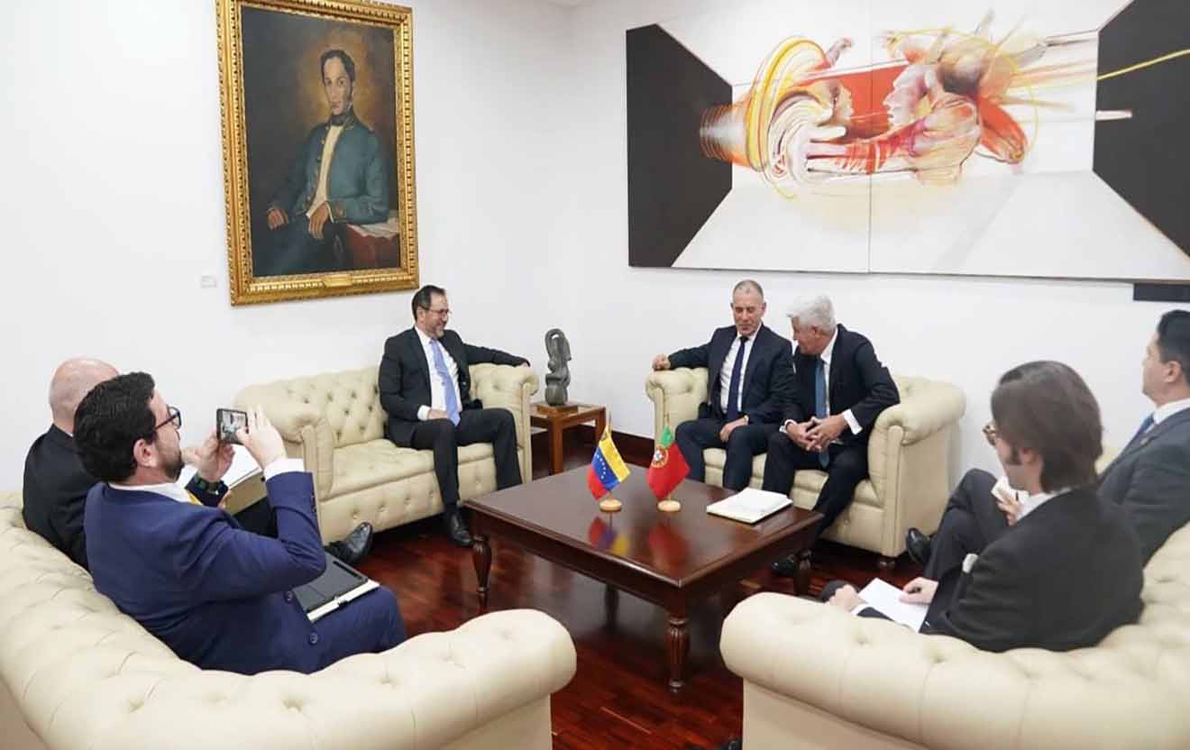 Canciller Yván Gil sostuvo reunión con el secretario de Estado de las Comunidades Portuguesas