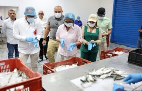 Presidenta (E) Delcy Rodríguez supervisa planta procesadora «Mar y Caribe Group» en Nueva Esparta