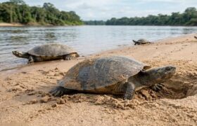 Ofensiva conservacionista: Más de un millón de ejemplares de la tortuga arrau han sido liberados