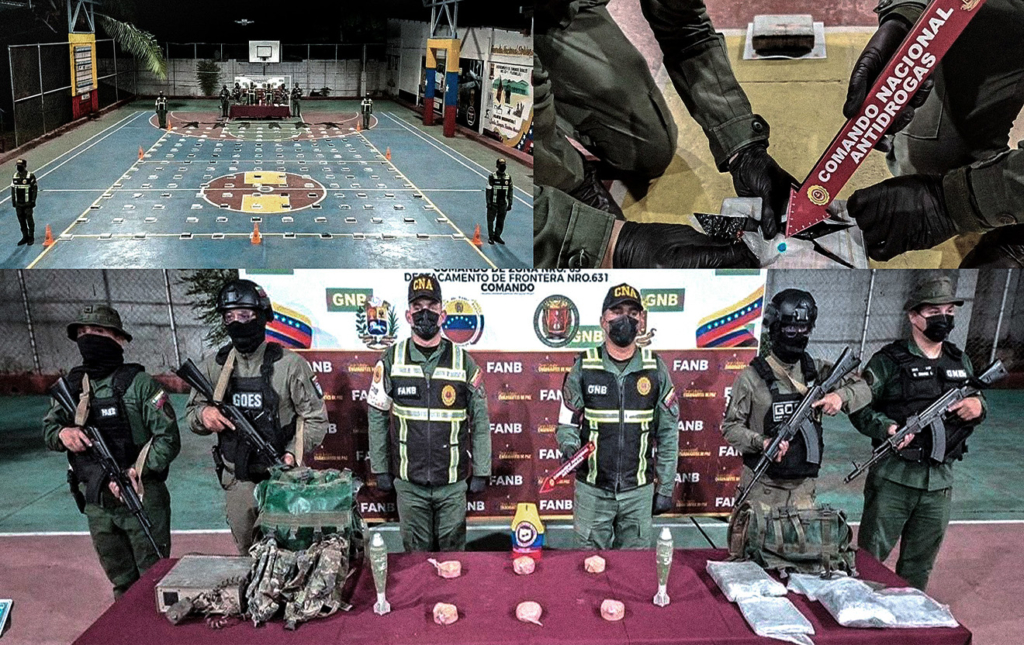 FANB destruye campamento logístico del narcotráfico en Bolívar