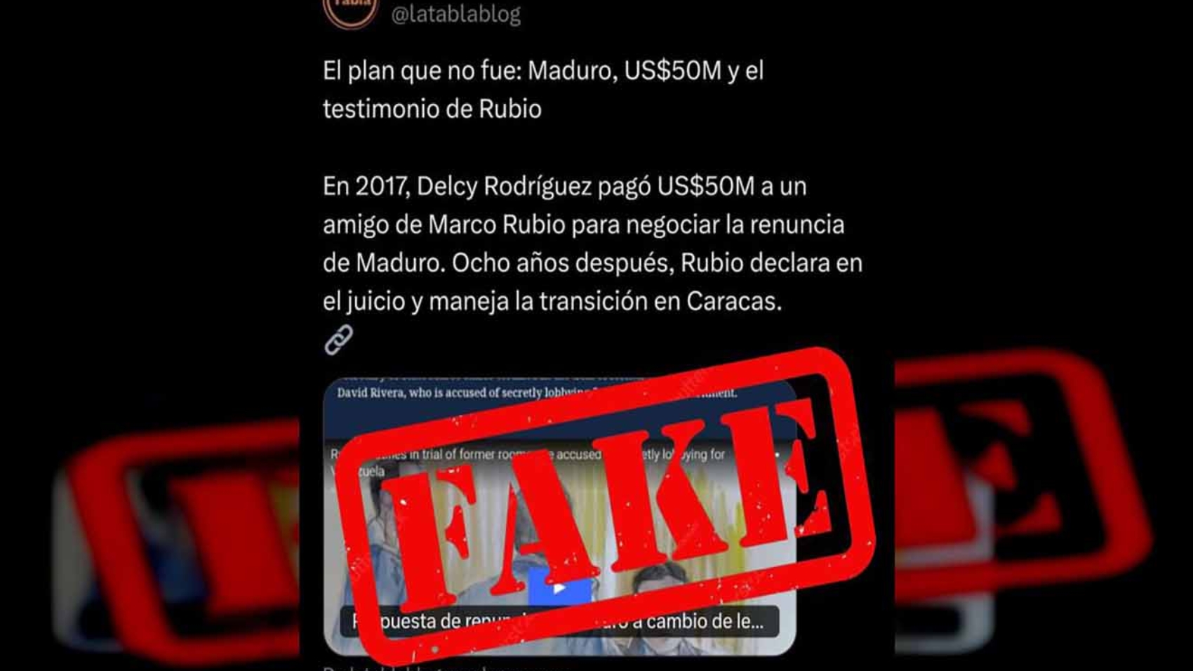 Gobierno Bolivariano desmiente nuevo fake