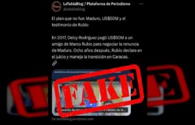 Gobierno Bolivariano desmiente nuevo fake sobre supuesto plan para “negociar” renuncia del presidente Maduro