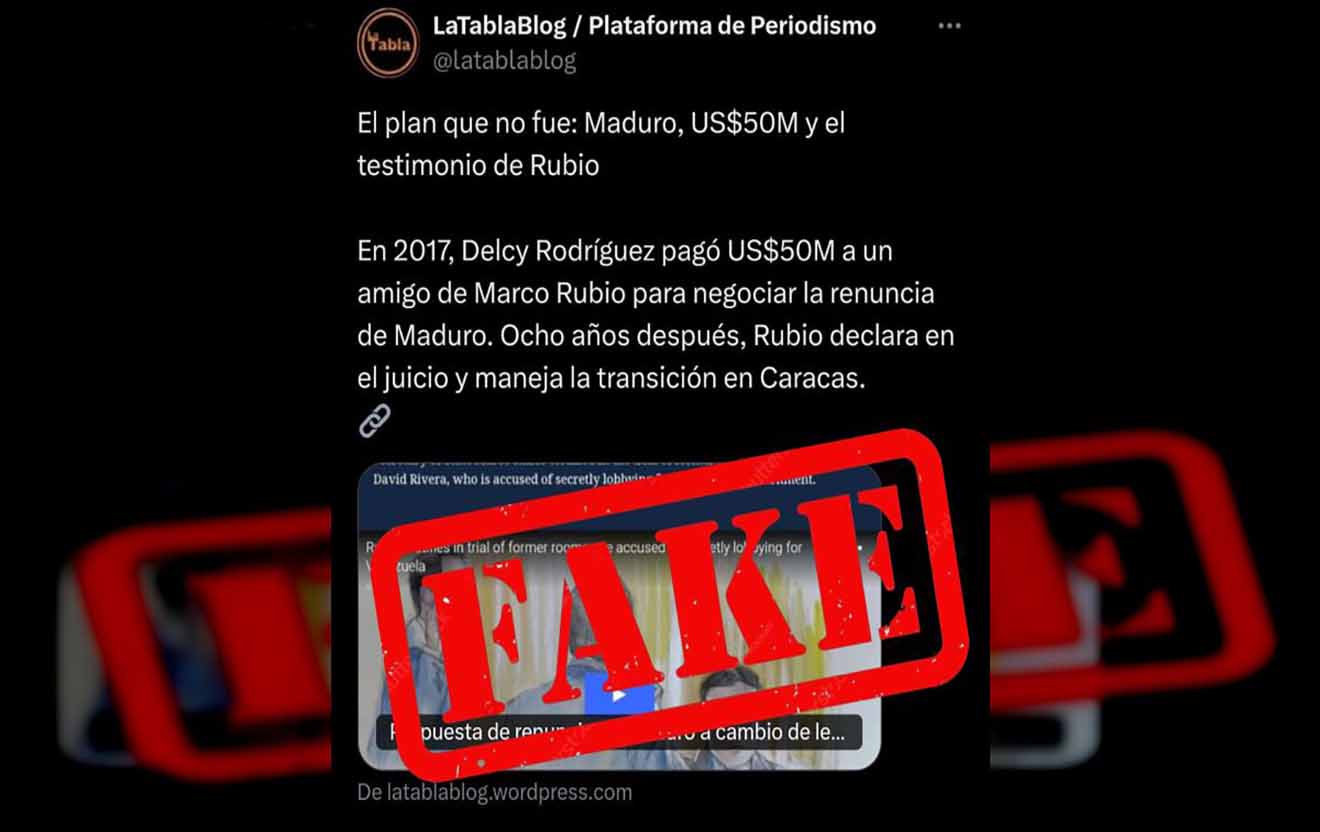 Gobierno Bolivariano desmiente nuevo fake