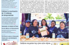 Edición Impresa Correo del Orinoco N° 5.455