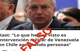 Canciller Gil afirma que acusaciones de Kast alimentan la xenofobia contra Venezuela