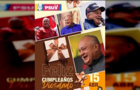 PSUV celebra el cumpleaños de Diosdado Cabello destacando su liderazgo y lealtad revolucionaria