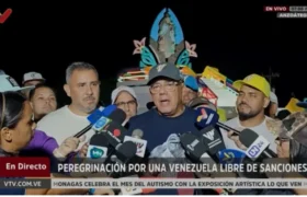 Presidente de la AN anuncia cierre de Peregrinación Nacional este jueves en Caracas