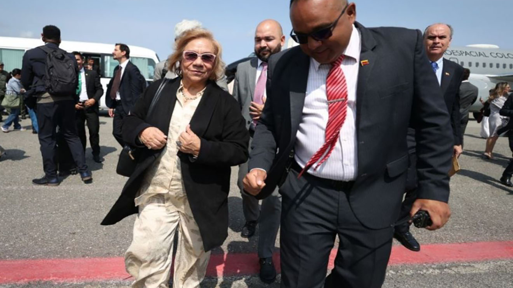 Canciller colombiana arribó a Venezuela