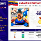 Delcy Rodríguez celebra doble medalla de oro de atleta paralímpica