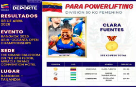 Presidenta (E) Delcy Rodríguez celebra doble medalla de oro de atleta paralímpica Clara Fuentes en Bangkok