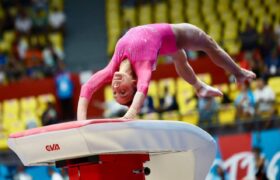 Mia Garcés reinó en la gimnasia artística en los IV Juegos Suramericanos de la Juventud