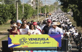 Delcy Rodríguez encabeza en Carabobo jornada nacional por el cese de las sanciones