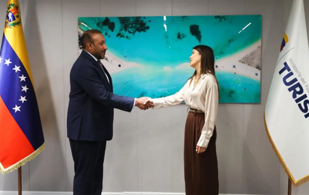 Ministra Daniella Cabello sostuvo reunión con embajador de Qatar para fortalecer cooperación en materia de turismo