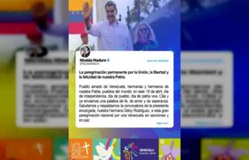 Presidente Maduro y Cilia Flores enviaron un mensaje en respaldo a la Gran Peregrinación Nacional