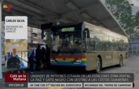 Gobierno Bolivariano activó 30 unidades de metrobús para movilizar a temporadistas hacia La Guaira