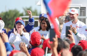 Presidenta (E) Delcy Rodríguez lidera encuentro con trabajadores petroleros durante Gran Peregrinación Nacional