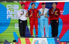 Nancy Haidar obtuvo oro en taekwondo en los Juegos Suramericanos de la Juventud de Panamá