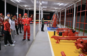 Presidenta (E) constató las capacidades tecnológicas de centro de formación técnica en hidrocarburos