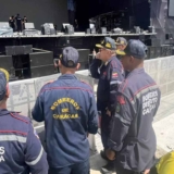 Bomberos supervisan protocolos de seguridad para concierto en la Base Aérea La Carlota copia