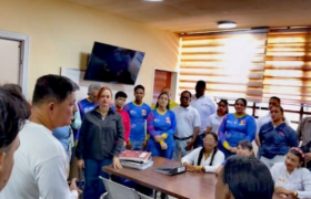 Ministro Jorge Márquez se reunió con trabajadores en Delta Amacuro