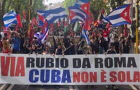 Italia se moviliza en apoyo a Cuba frente a agresiones de EEUU