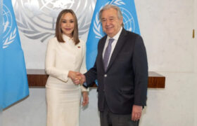 Coromoto Godoy presenta cartas credenciales como embajadora de Venezuela ante la ONU
