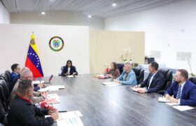 Presidenta (E) Delcy Rodríguez aborda planes y proyectos en coordinación con Motor Agroalimentario