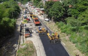 Plan Nacional de Asfaltado atiene varios tramos de la carretera Petare-Guarenas