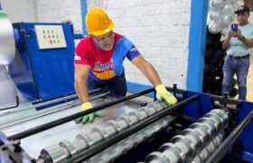 Inauguran en Acevedo la primera fábrica comunal de láminas de zinc de Miranda