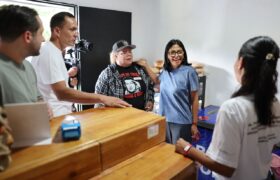 Presidenta (E) Delcy Rodríguez recorrió espacios comunales en Caucagüita