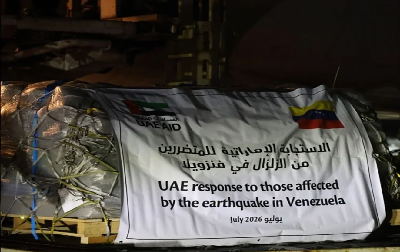 70 toneladas de ayuda humanitaria de Emiratos Árabes Unidos
