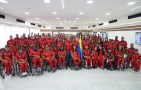 Abanderada delegación nacional para Valledupar