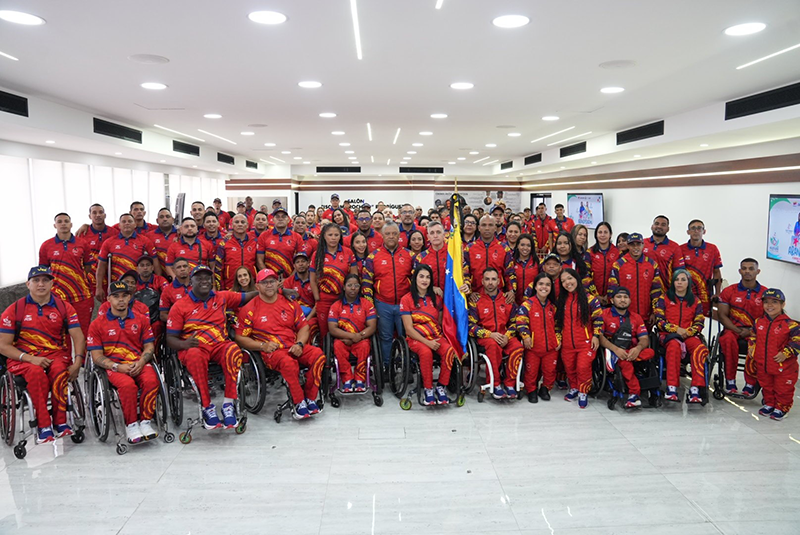 Abanderados paralimpicos Valledupar
