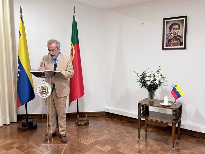 Canciller portugues Paulo Rangel