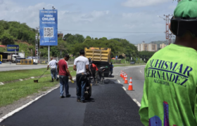 Inicia colocación de 90 toneladas de asfalto en vías de Cristóbal Rojas