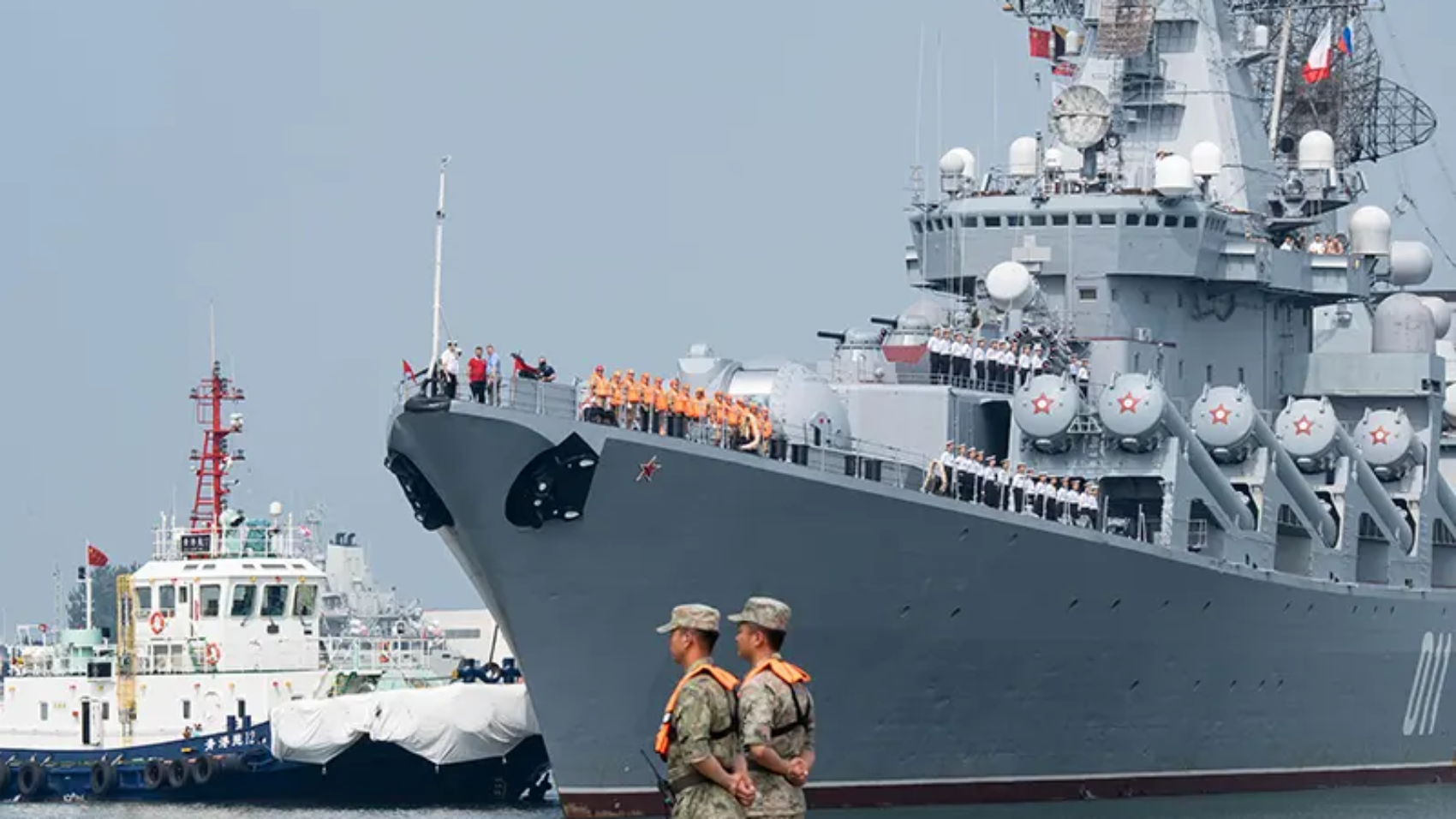 China+y+Rusia++ejercicio+naval+Xinhua