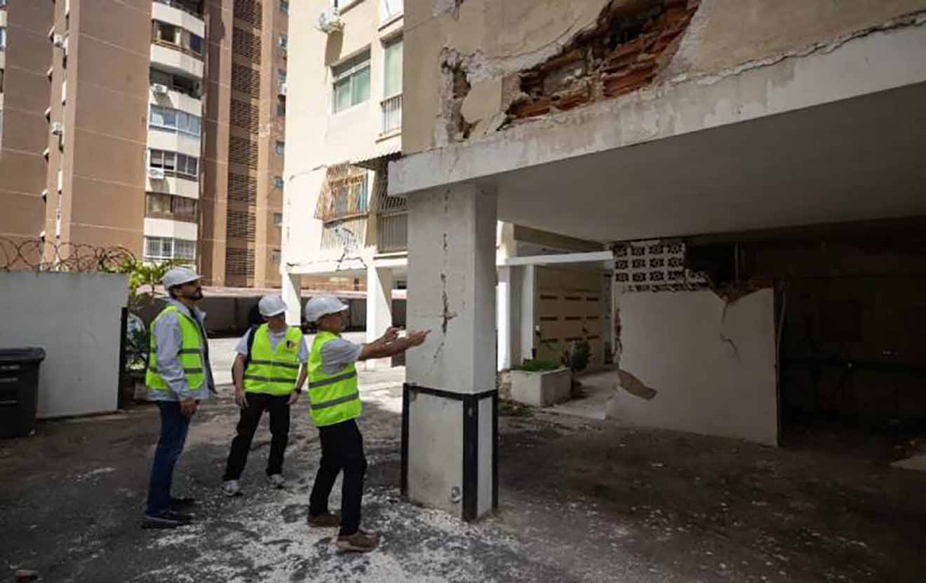 Colegio de Ingenieros - Infraestructuras afectadas