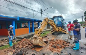 MinAguas restablece suministro de agua tras la reparación mayor en la Troncal 15 de Tucupita