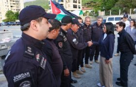 Delcy Rodríguez agradeció el apoyo de la Defensa Civil de Jordania en el rescate de víctimas en La Guaira