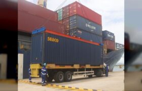 Más de 40 contenedores con alimentos arribaron al Puerto El Guamache en Nueva Esparta