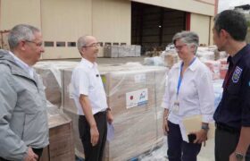 Venezuela recibe equipos de potabilización y almacenamiento de agua desde Japón