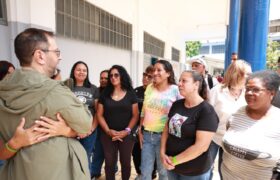 Ministro de Ciencia y Tecnología inspeccionó atención integral en Campamento Transitorio Edoardo Crema