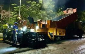 Un 66 % de avance presentan trabajos de asfaltado en la Cota Mil