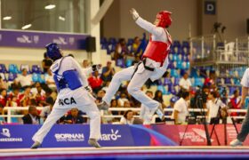 El abanderado Luis Álvarez ganó la novena dorada en taekwondo en los Juegos Centroamericanos y del Caribe 2026