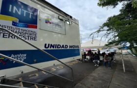 INTT despliega unidad móvil para trámites vehiculares en La Guaira
