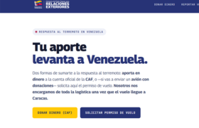 Habilitan portal web para recibir donaciones internacionales