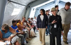 Delcy Rodríguez inspeccionó hospital de campaña de la organización internacional Samaritan’s Purse
