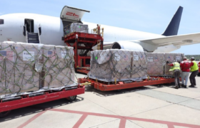 Llegan a La Guaira más de 40 toneladas de ayuda humanitaria desde EEUU